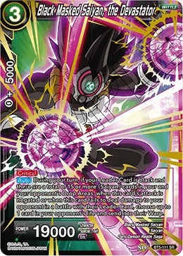 Image for Black Masked Saiyan, the Devastator - Dragon Ball Super: Masters