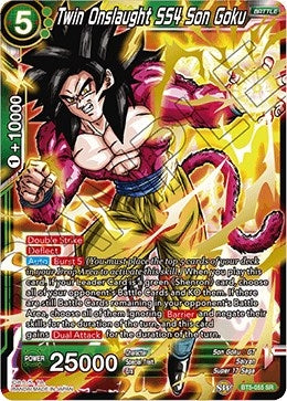 Image for Twin Onslaught SS4 Son Goku - Dragon Ball Super: Masters