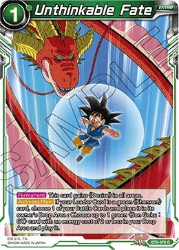 Image for Unthinkable Fate - Dragon Ball Super: Masters