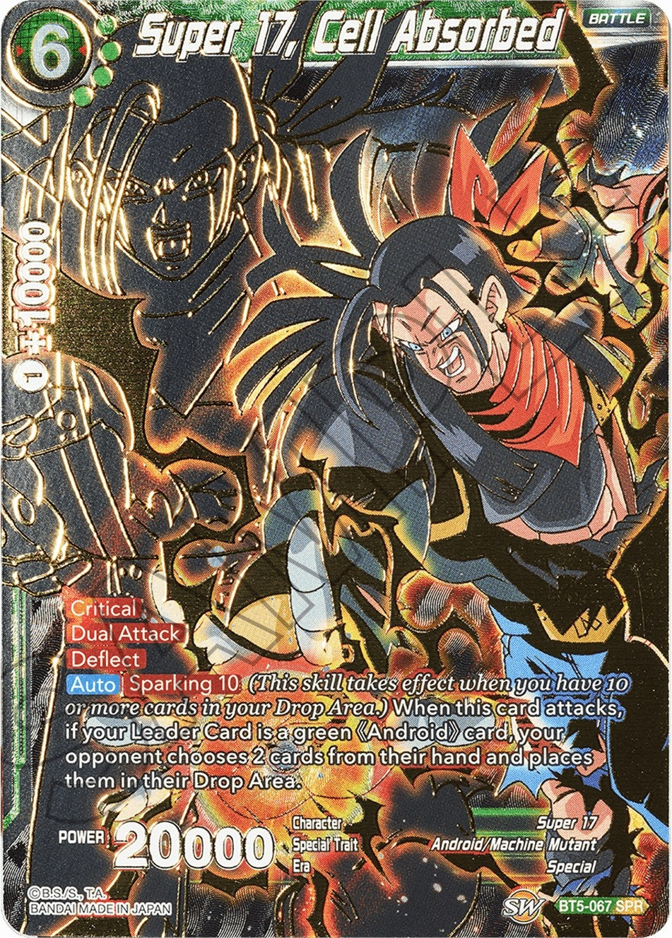 Image for Super 17, Cell Absorbed (SPR) - Dragon Ball Super: Masters