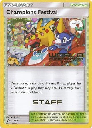 Image for Champions Festival - SM78 (World Championships 2017) [Staff] - Pokemon