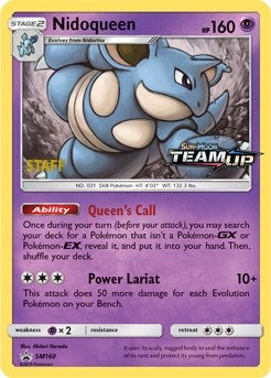 Image for Nidoqueen - SM160 (Prerelease) [Staff] - Pokemon