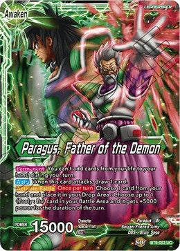 Image for Paragus // Paragus, Father of the Demon - Dragon Ball Super: Masters