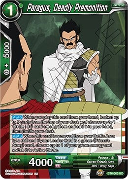 Image for Paragus, Deadly Premonition - Dragon Ball Super: Masters