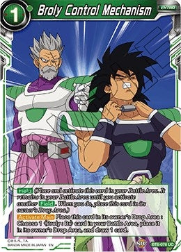 Image for Broly Control Mechanism - Dragon Ball Super: Masters