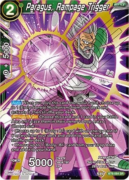 Image for Paragus, Rampage Trigger - Dragon Ball Super: Masters