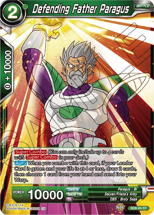 Image for Defending Father Paragus - Dragon Ball Super: Masters