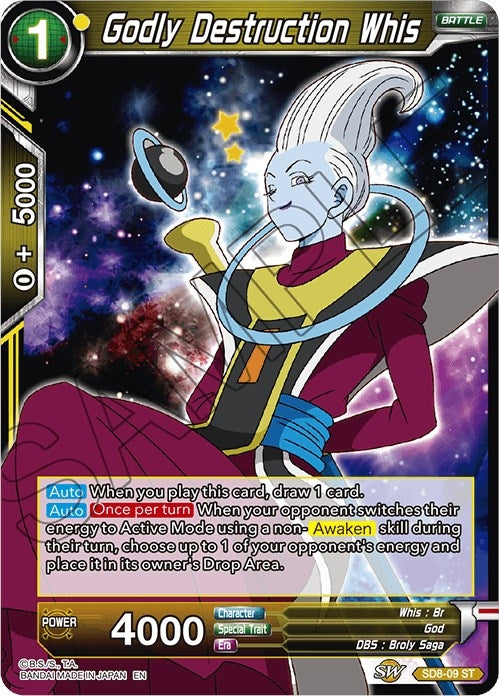 Image for Godly Destruction Whis - Dragon Ball Super: Masters