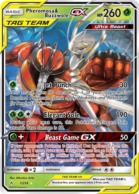 Image for Pheromosa & Buzzwole GX - Pokemon