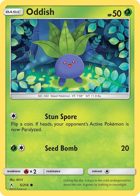 Image for Oddish (5) - Pokemon