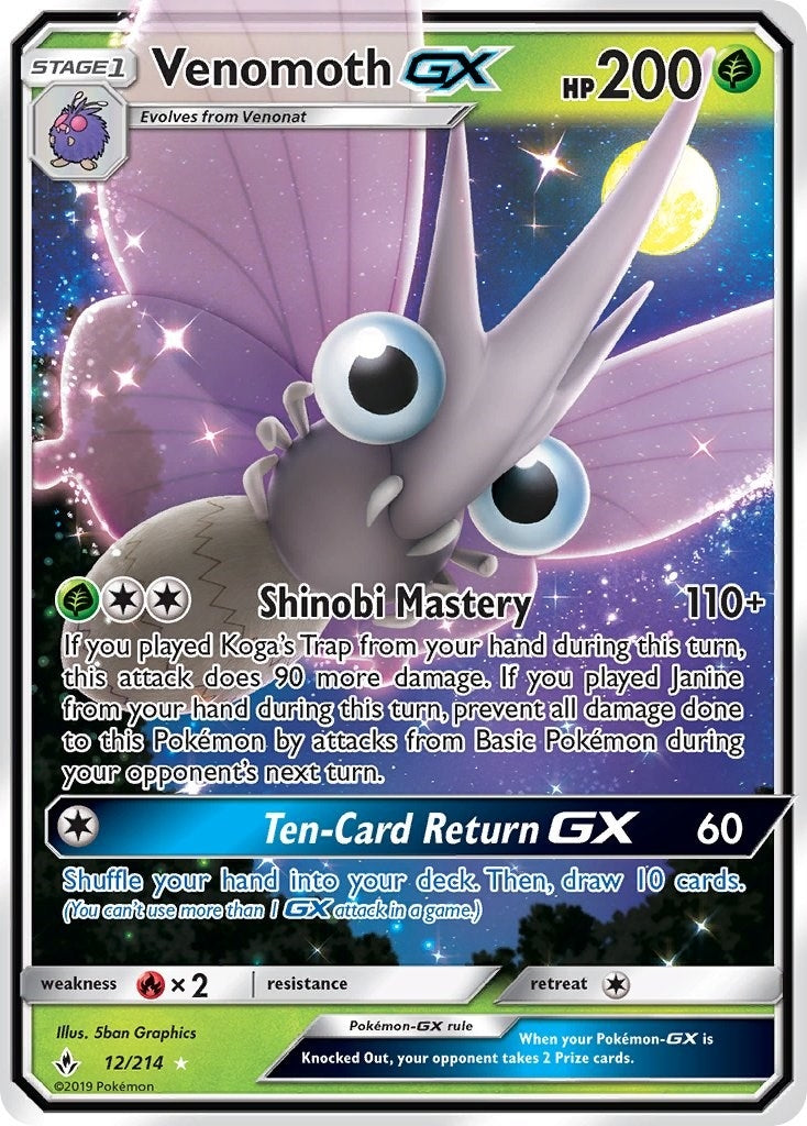 Image for Venomoth GX - Pokemon