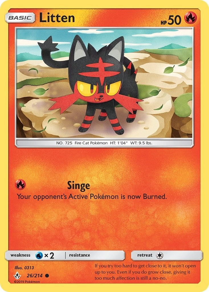 Image for Litten (26) - Pokemon