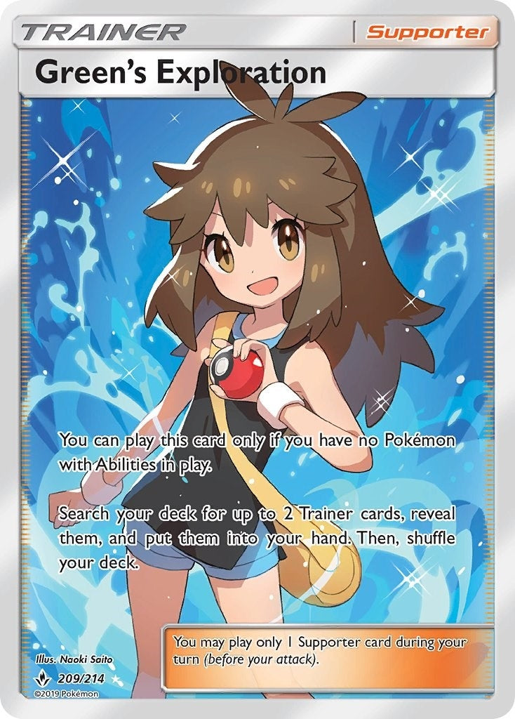 Image for Green's Exploration (Full Art) - Pokemon