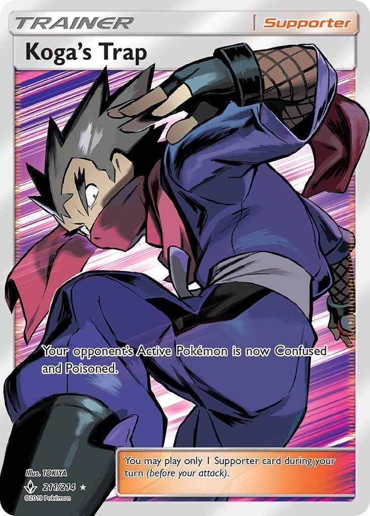 Image for Koga's Trap (Full Art) - Pokemon