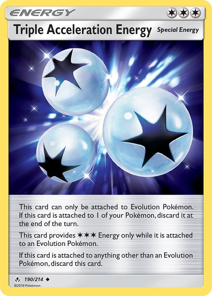 Image for Triple Acceleration Energy - Pokemon