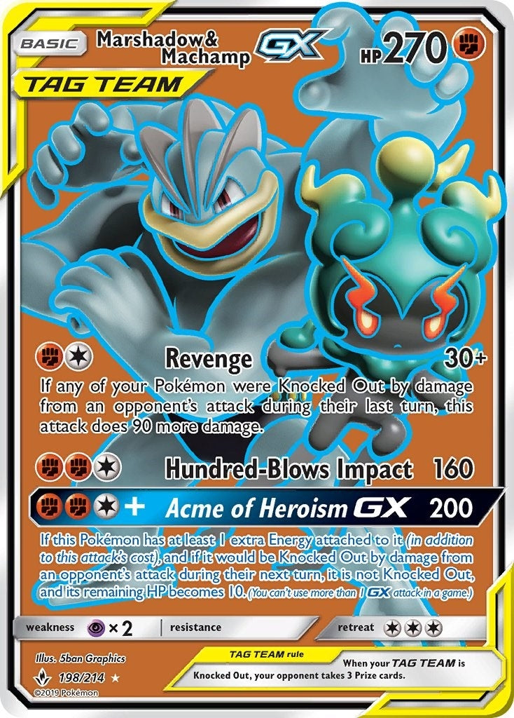 Image for Marshadow & Machamp GX (198) (Full Art) - Pokemon