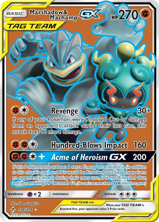 Image for Marshadow & Machamp GX (198) (Full Art) - Pokemon