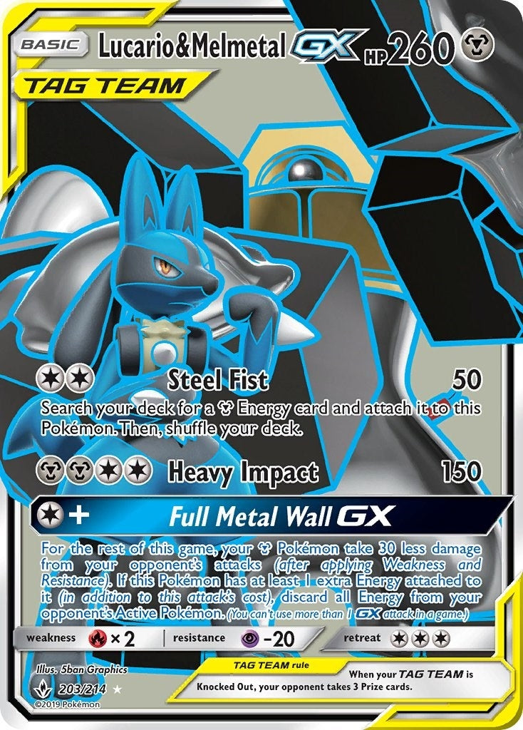 Image for Lucario & Melmetal GX (Full Art) - Pokemon