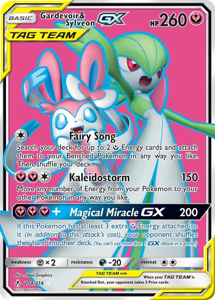 Image for Gardevoir & Sylveon GX (204) (Full Art) - Pokemon