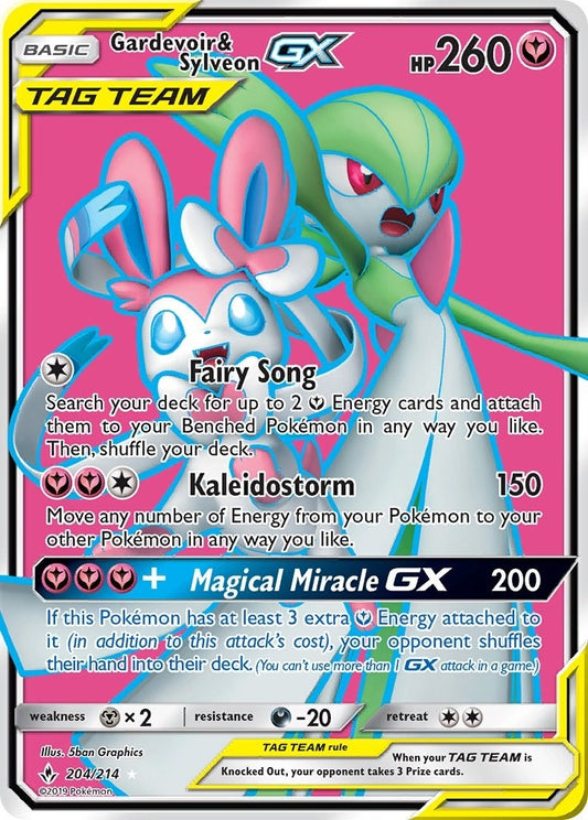 Image for Gardevoir & Sylveon GX (204) (Full Art) - Pokemon