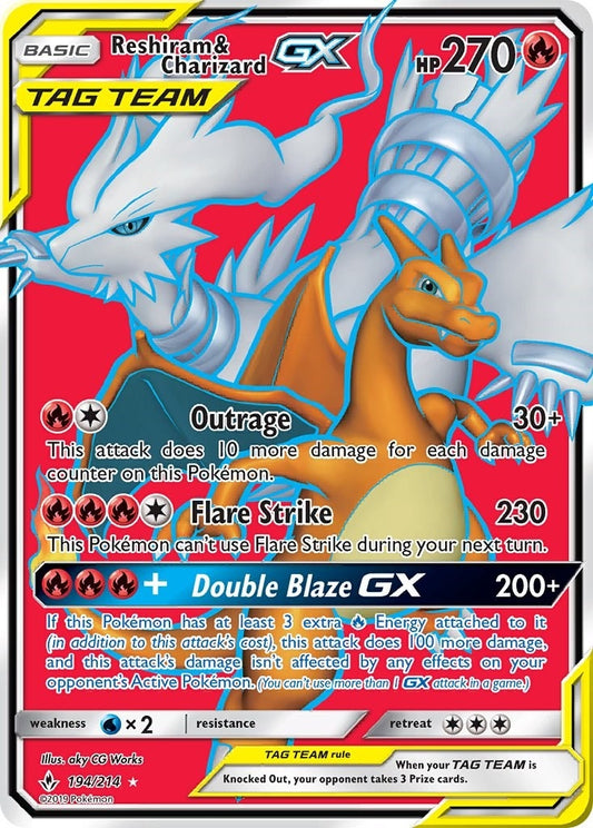 Image for Reshiram & Charizard GX (Full Art) - Pokemon