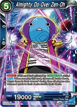 Image for Almighty Do-Over Zen-Oh - Dragon Ball Super: Masters