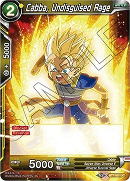 Image for Cabba, Undisguised Rage - Dragon Ball Super: Masters