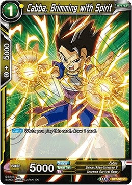 Image for Cabba, Brimming with Spirit - Dragon Ball Super: Masters