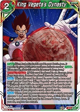 Image for King Vegeta's Dynasty - Dragon Ball Super: Masters