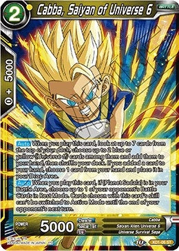 Image for Cabba, Saiyan of Universe 6 - Dragon Ball Super: Masters