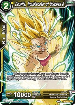 Image for Caulifla, Troublemaker of Universe 6 - Dragon Ball Super: Masters