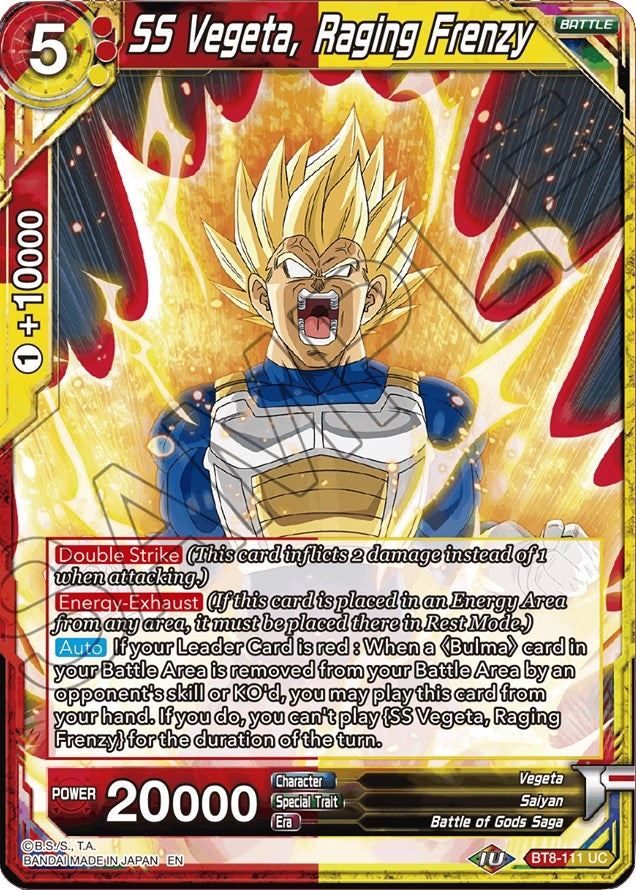 Image for SS Vegeta, Raging Frenzy - Dragon Ball Super: Masters