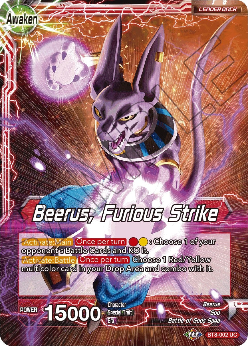 Image for Beerus // Beerus, Furious Strike - Dragon Ball Super: Masters