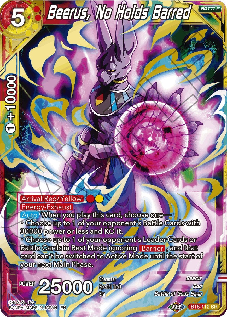 Image for Beerus, No Holds Barred - Dragon Ball Super: Masters