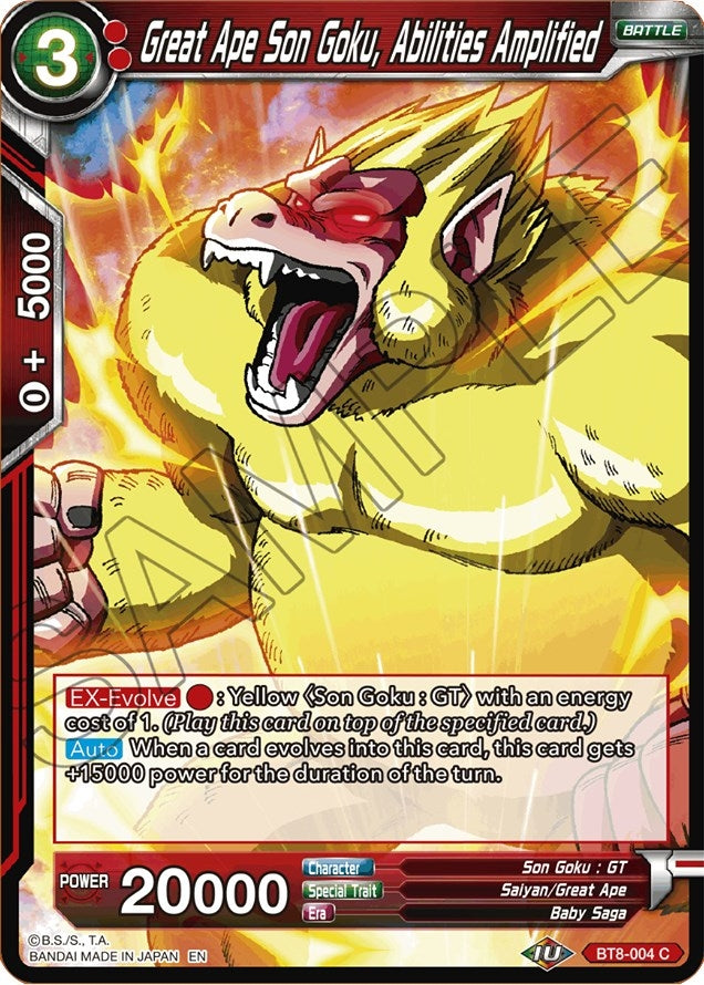 Image for Great Ape Son Goku, Abilities Amplified - Dragon Ball Super: Masters