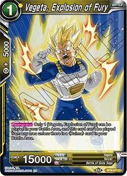 Image for Vegeta, Explosion of Fury - Dragon Ball Super: Masters