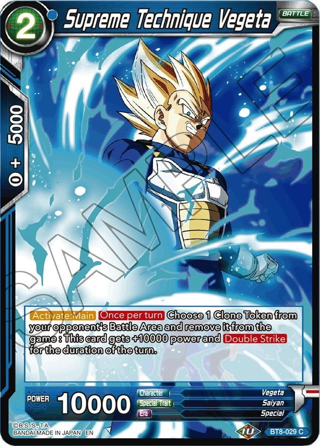 Image for Supreme Technique Vegeta - Dragon Ball Super: Masters
