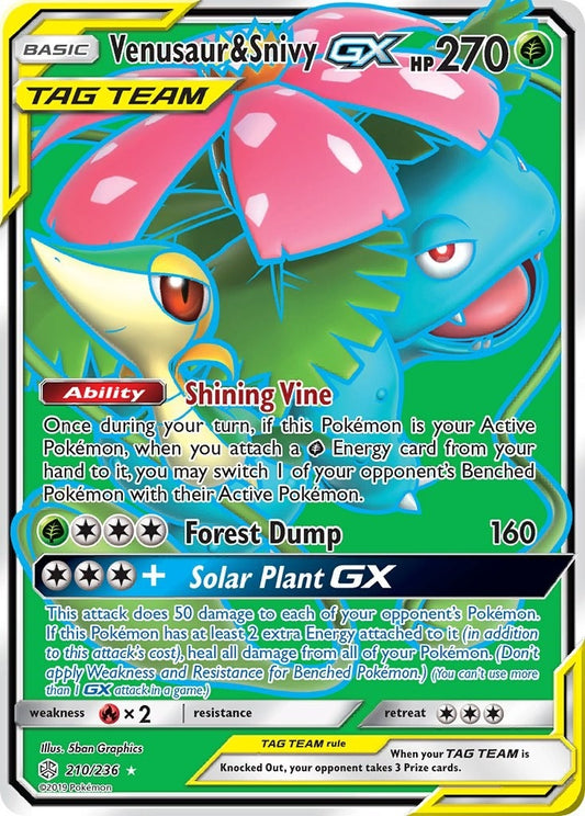 Image for Venusaur & Snivy GX (Full Art) - Pokemon