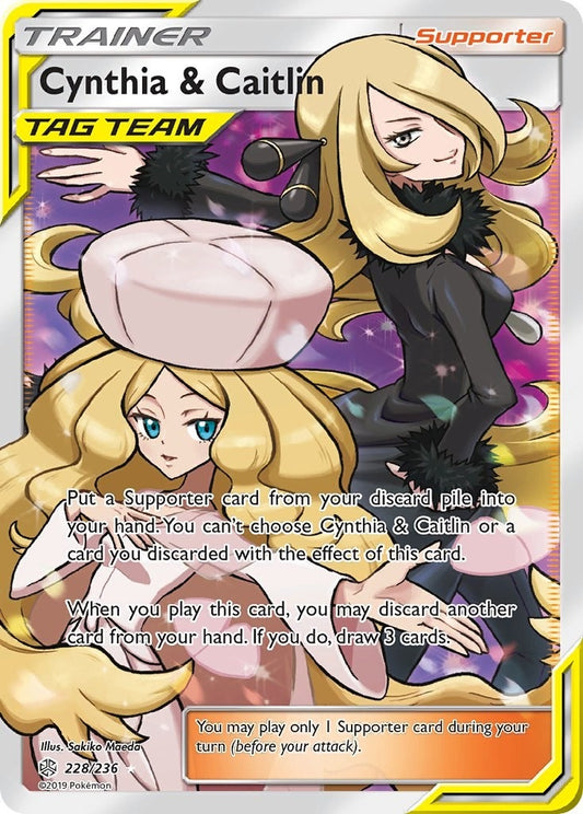 Image for Cynthia & Caitlin (Full Art) - Pokemon
