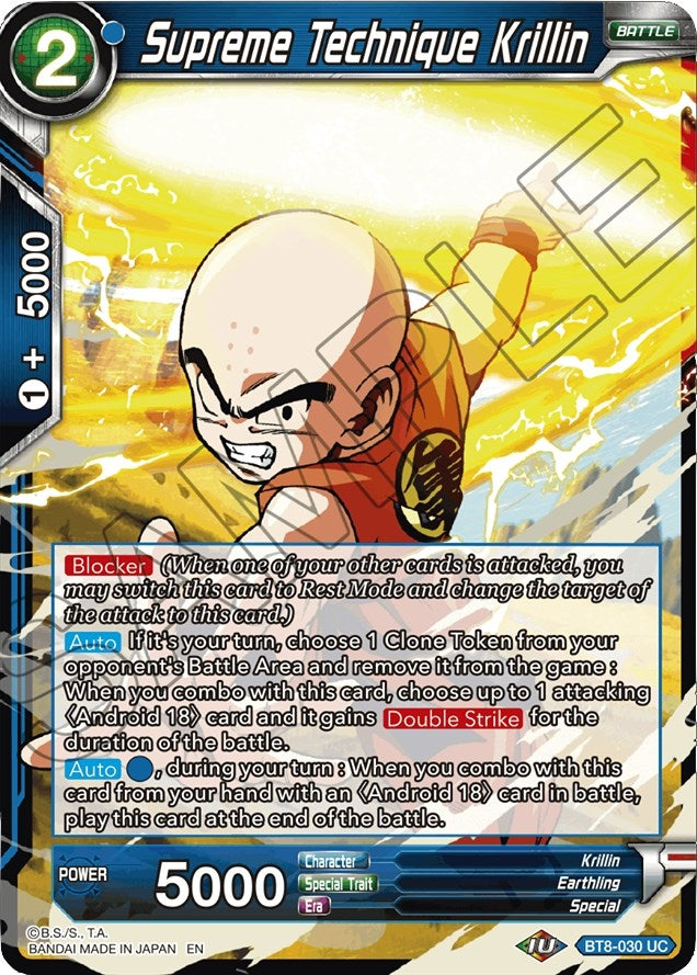 Image for Supreme Technique Krillin - Dragon Ball Super: Masters