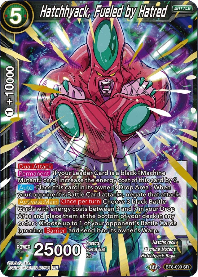 Image for Hatchhyack, Fueled by Hatred - Dragon Ball Super: Masters