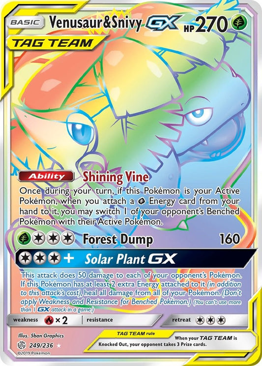 Image for Venusaur & Snivy GX (Secret) - Pokemon