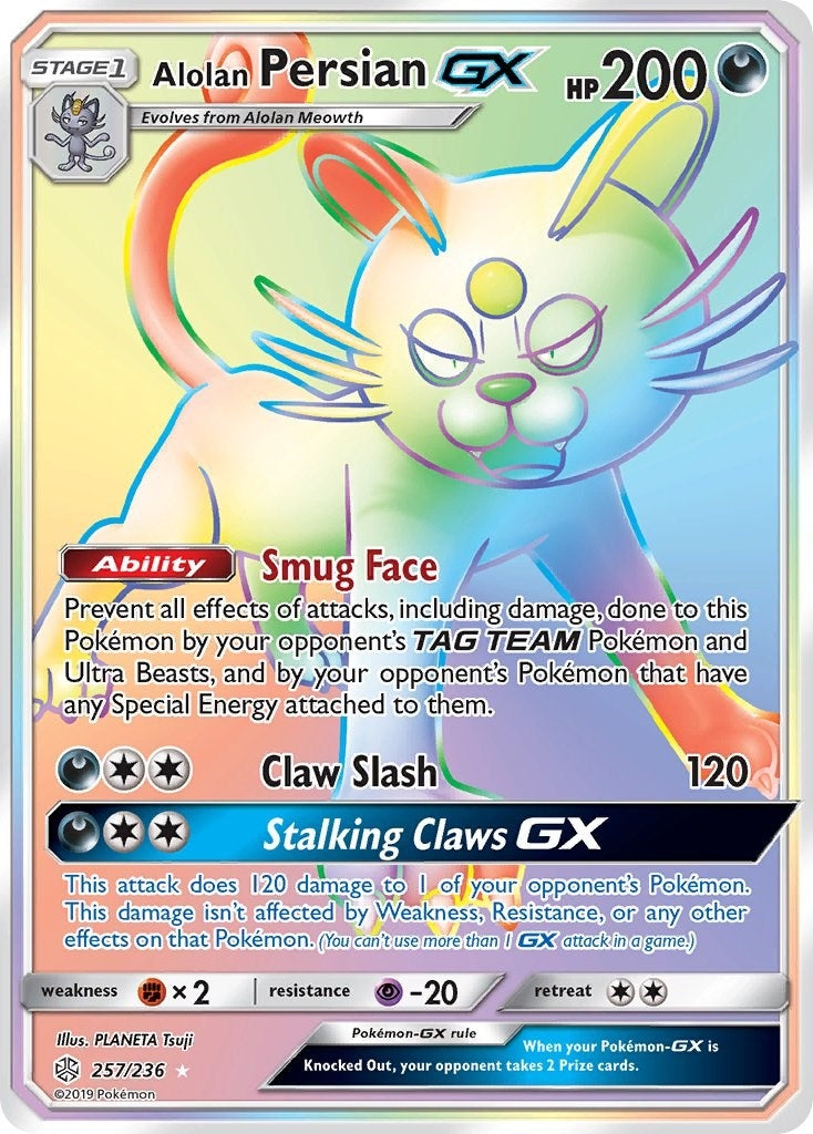 Image for Alolan Persian GX (Secret) - Pokemon