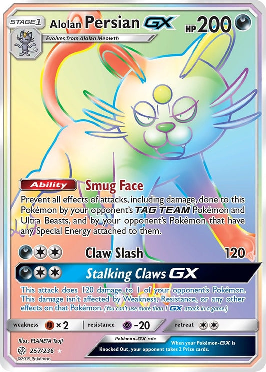 Image for Alolan Persian GX (Secret) - Pokemon