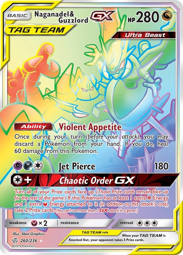 Image for Naganadel & Guzzlord GX (Secret) - Pokemon