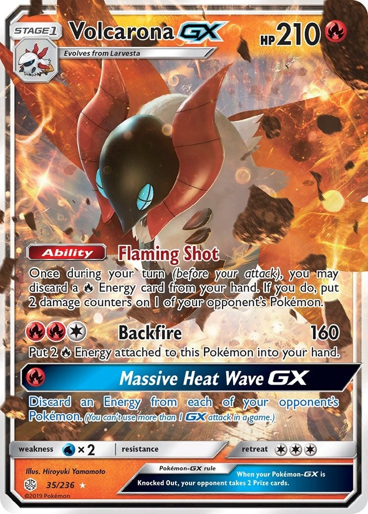 Image for Volcarona GX - Pokemon