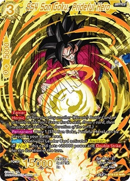 Image for SS4 Son Goku, Prideful Hero - Dragon Ball Super: Masters