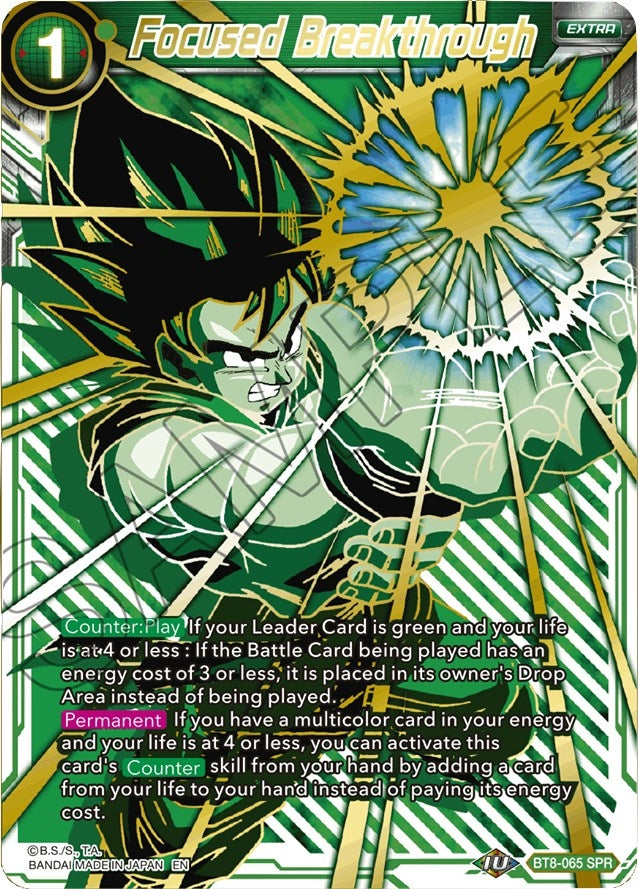 Image for Focused Breakthrough (SPR) - Dragon Ball Super: Masters
