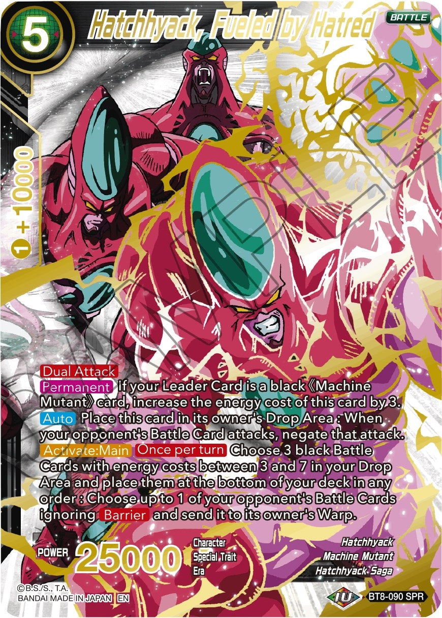 Image for Hatchhyack, Fueled by Hatred (SPR) - Dragon Ball Super: Masters