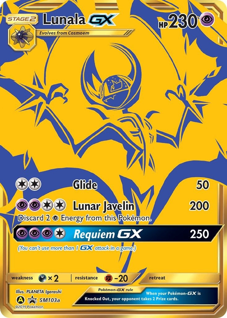 Image for Lunala GX - SM103a - Pokemon